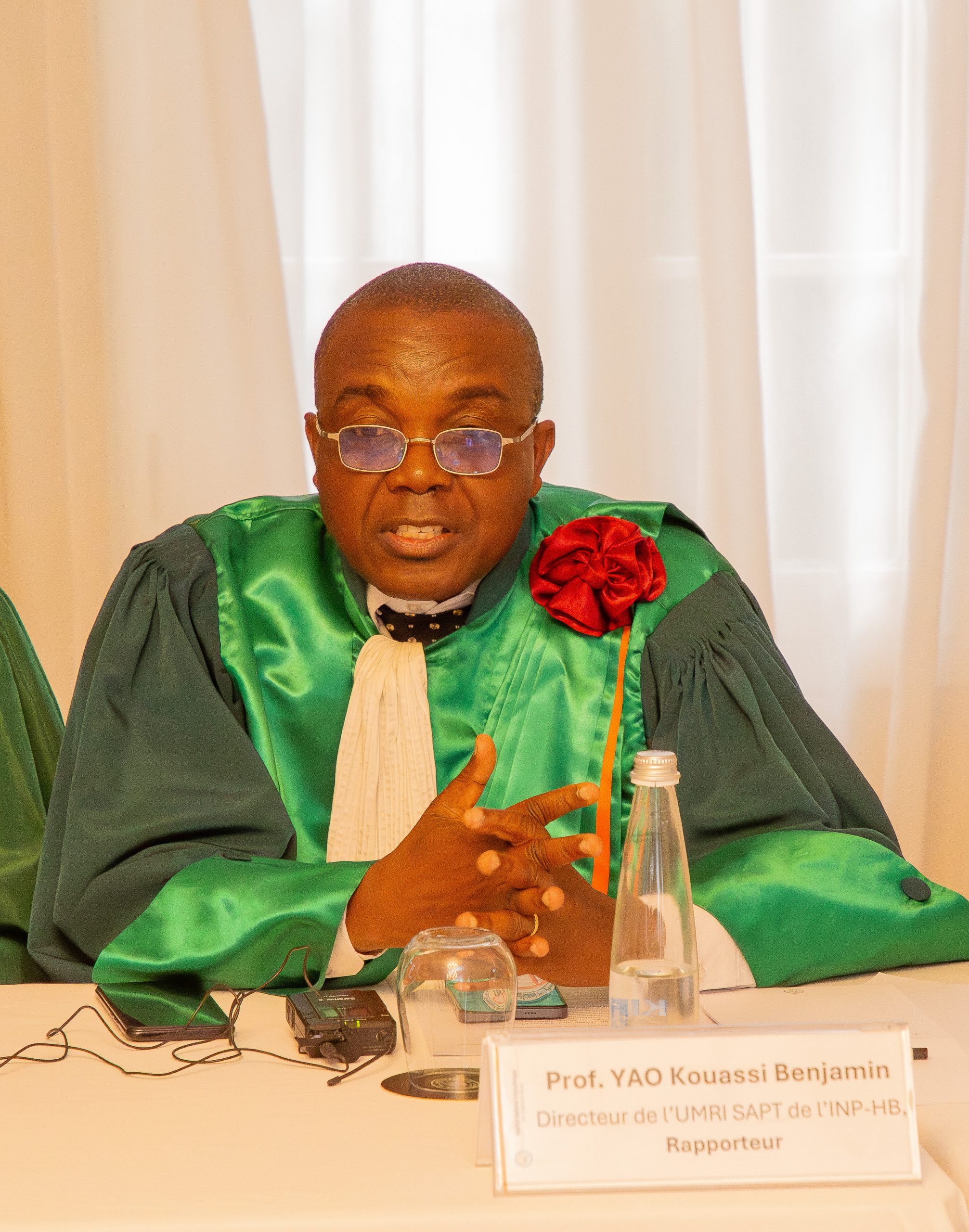 Professeur Yao Kouassi Benjamin, Directeur de l’UMRI-SAPT