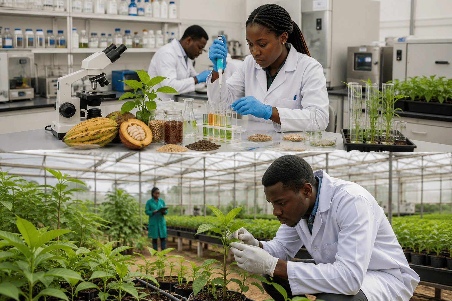 Recherche scientifique, laboratoire et expérimentation agronomique